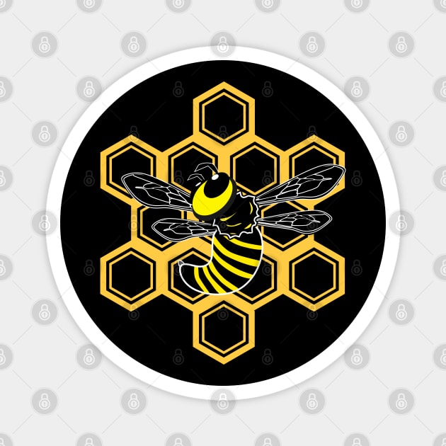 Save The Bee Magnet by Creativity Plume 